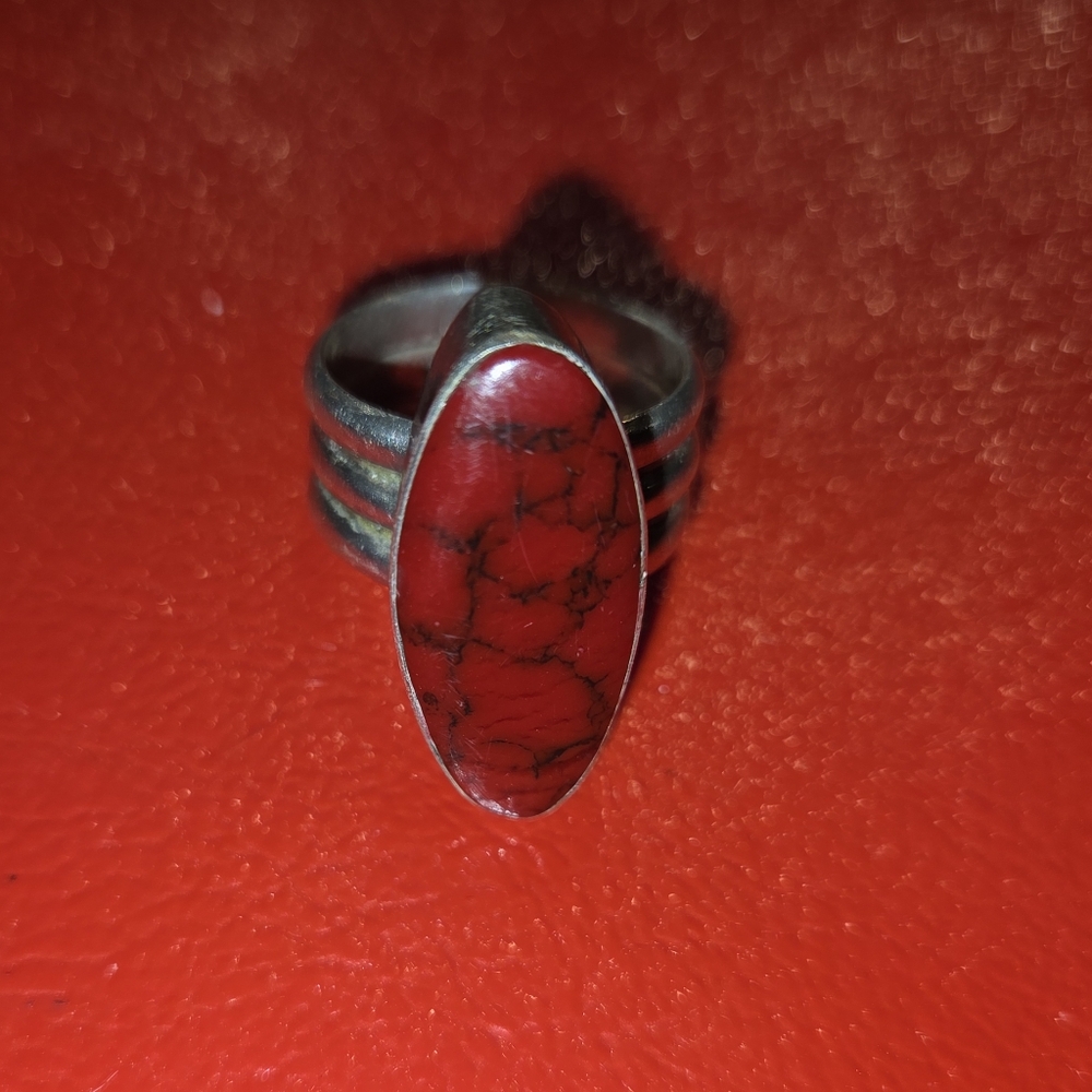 Sterling Silver Jasper Ring
